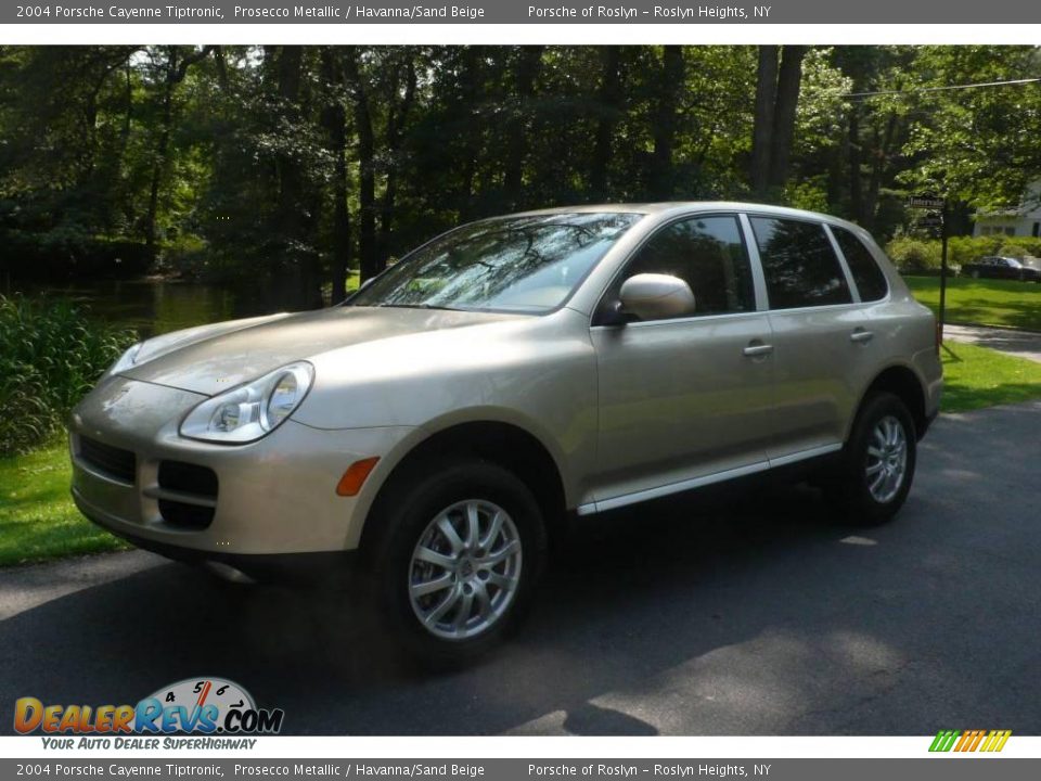 2004 Porsche Cayenne Tiptronic Prosecco Metallic / Havanna/Sand Beige Photo #1