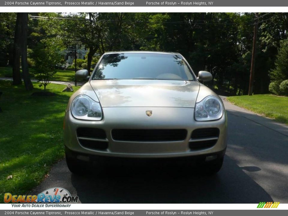 2004 Porsche Cayenne Tiptronic Prosecco Metallic / Havanna/Sand Beige Photo #2