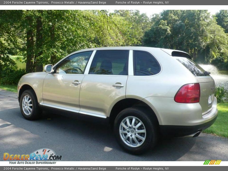 2004 Porsche Cayenne Tiptronic Prosecco Metallic / Havanna/Sand Beige Photo #4
