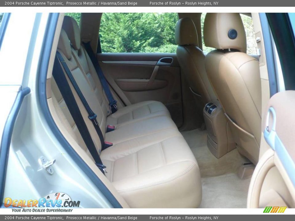 2004 Porsche Cayenne Tiptronic Prosecco Metallic / Havanna/Sand Beige Photo #14