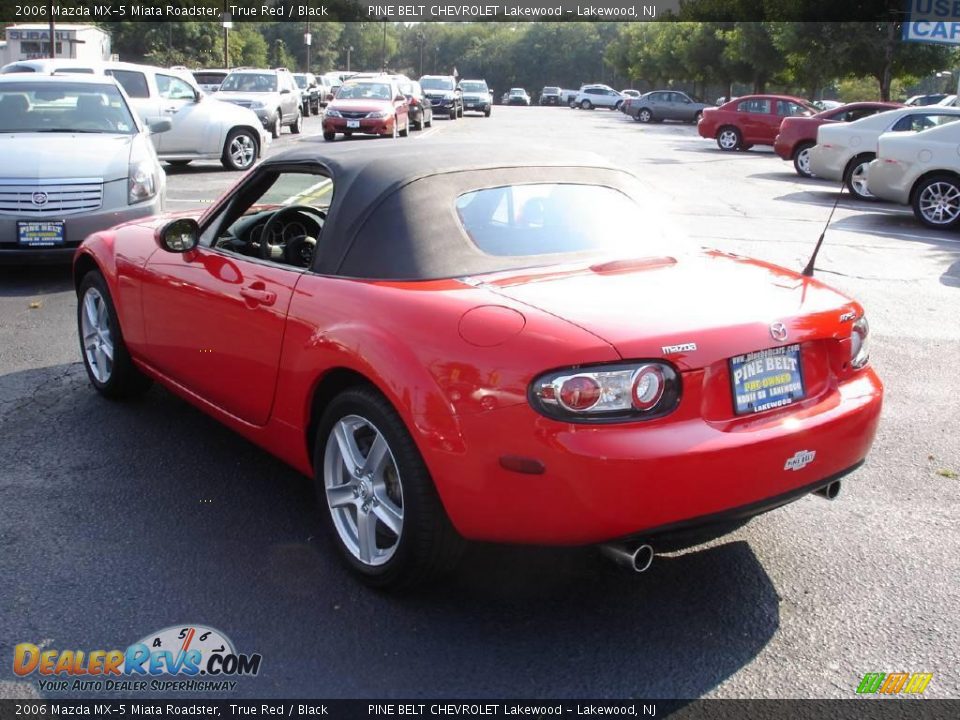 2006 Mazda MX-5 Miata Roadster True Red / Black Photo #5