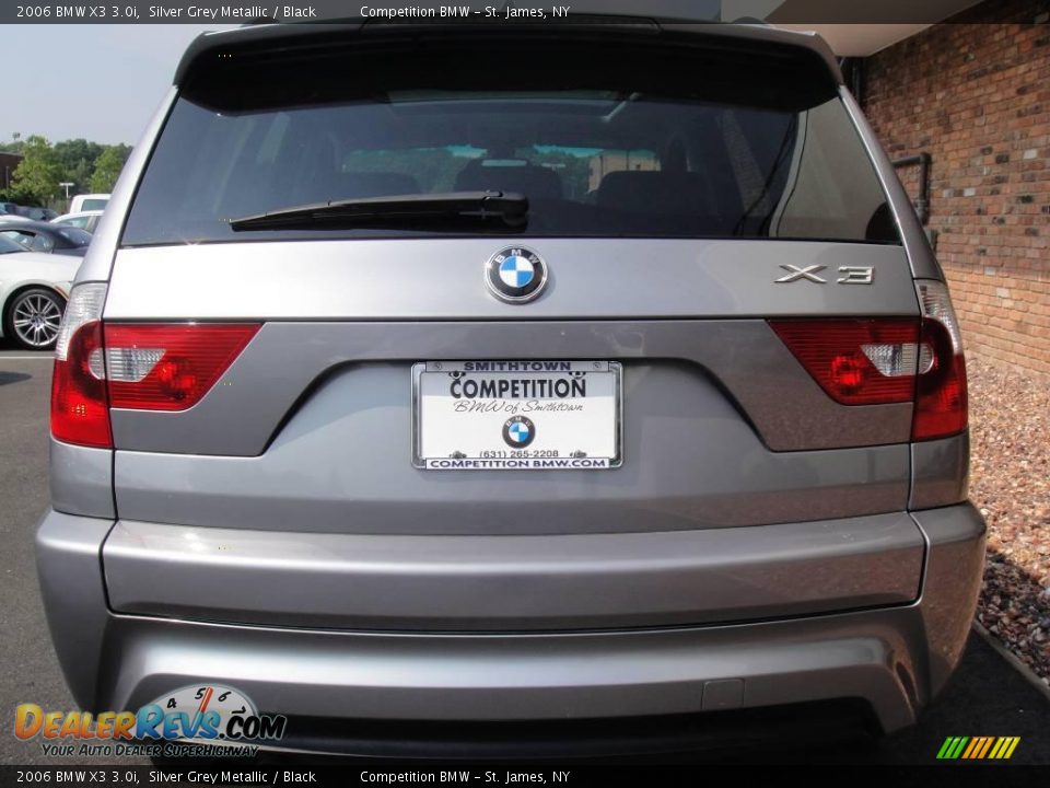 2006 BMW X3 3.0i Silver Grey Metallic / Black Photo #5
