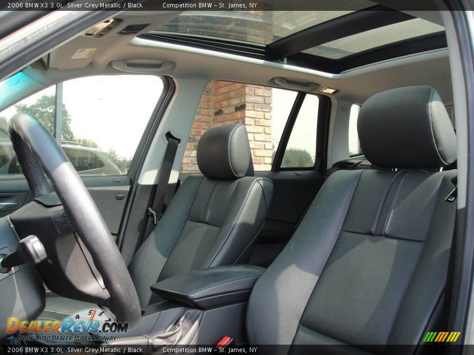 2006 BMW X3 3.0i Silver Grey Metallic / Black Photo #9