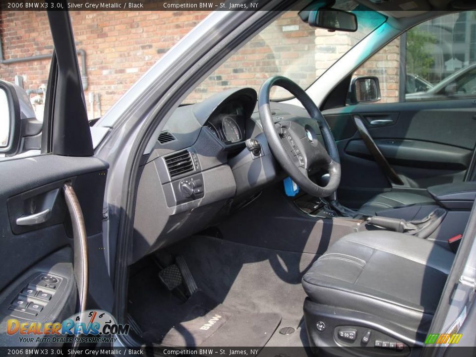 2006 BMW X3 3.0i Silver Grey Metallic / Black Photo #10