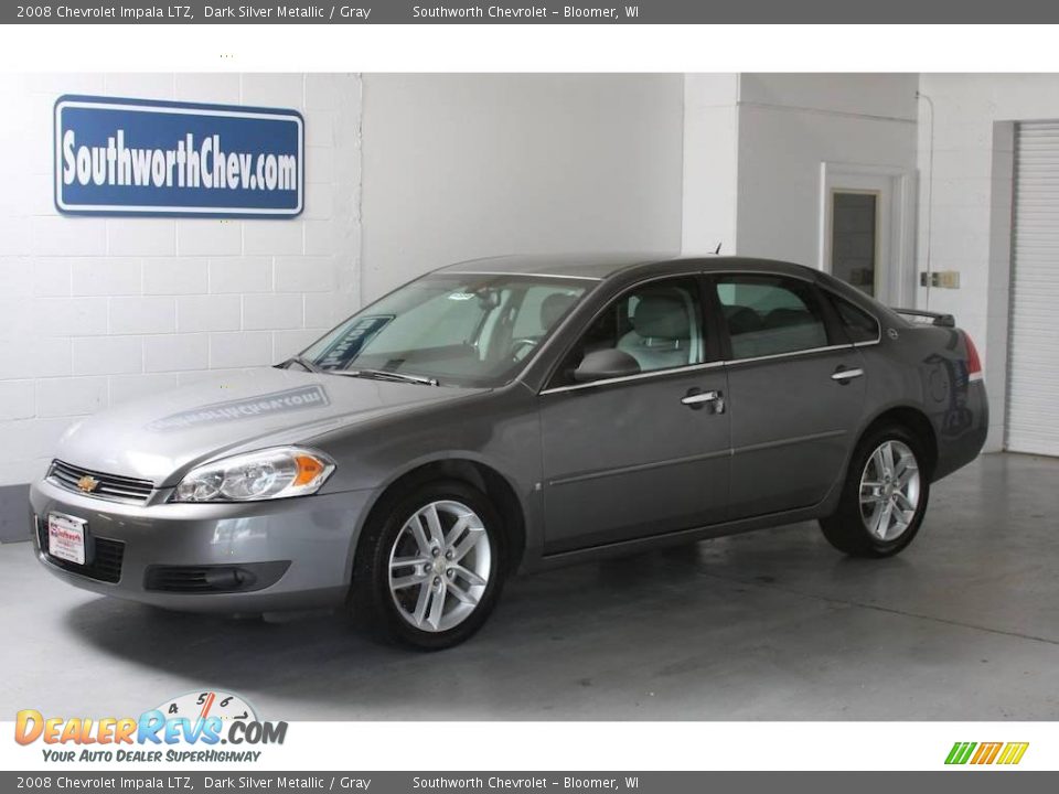 2008 Chevrolet Impala LTZ Dark Silver Metallic / Gray Photo #1