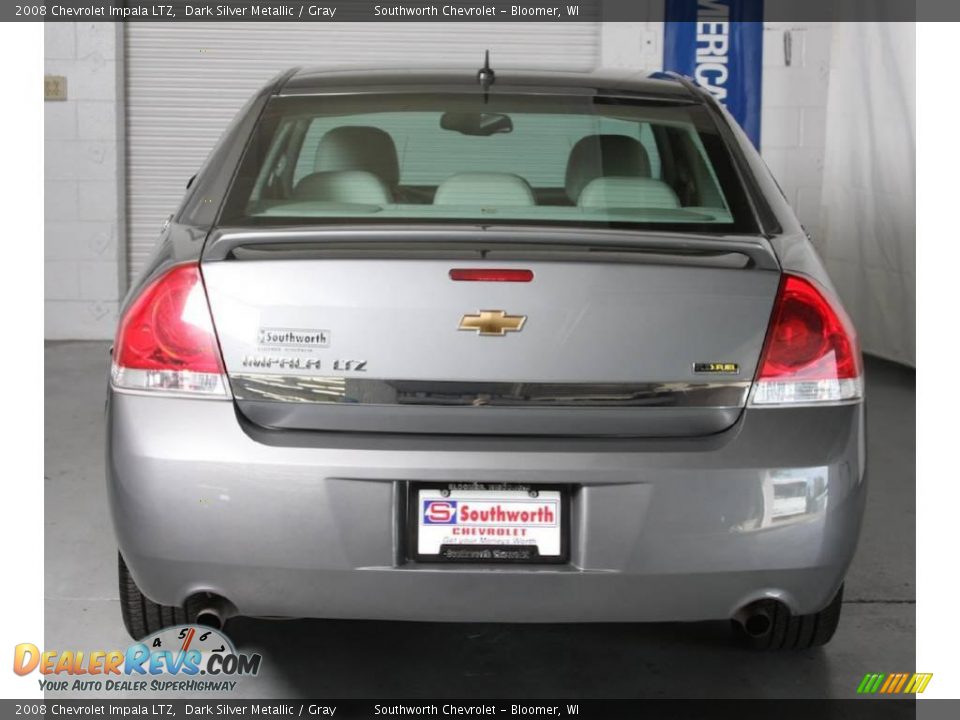2008 Chevrolet Impala LTZ Dark Silver Metallic / Gray Photo #3