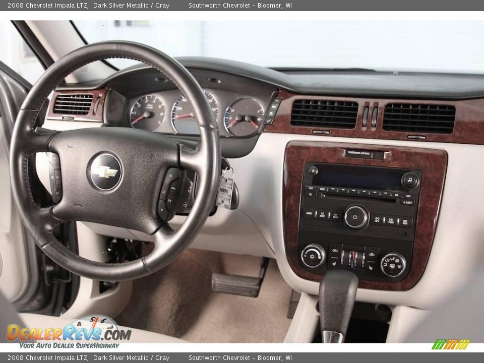 2008 Chevrolet Impala LTZ Dark Silver Metallic / Gray Photo #6