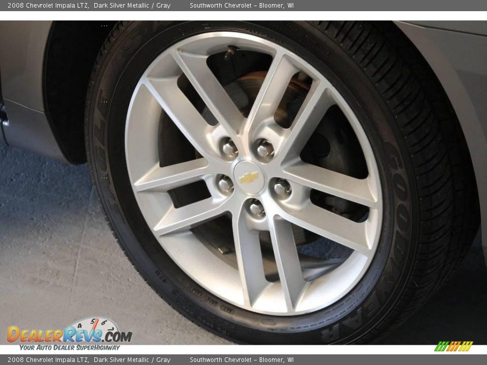 2008 Chevrolet Impala LTZ Dark Silver Metallic / Gray Photo #9