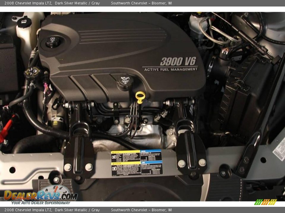 2008 Chevrolet Impala LTZ Dark Silver Metallic / Gray Photo #10