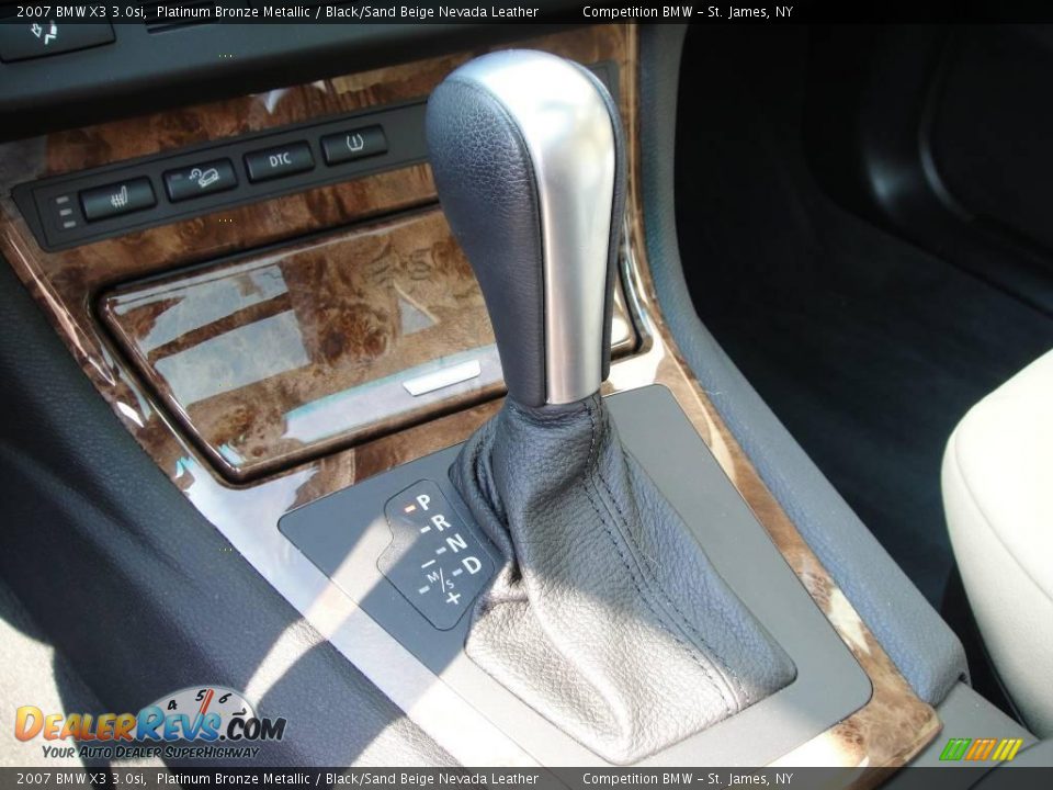 2007 BMW X3 3.0si Platinum Bronze Metallic / Black/Sand Beige Nevada Leather Photo #14