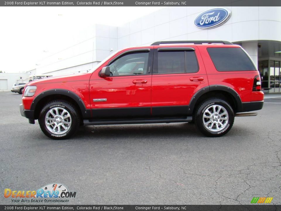 2008 Ford Explorer XLT Ironman Edition Colorado Red / Black/Stone Photo #5