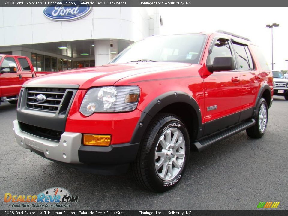 2008 Ford Explorer XLT Ironman Edition Colorado Red / Black/Stone Photo #6