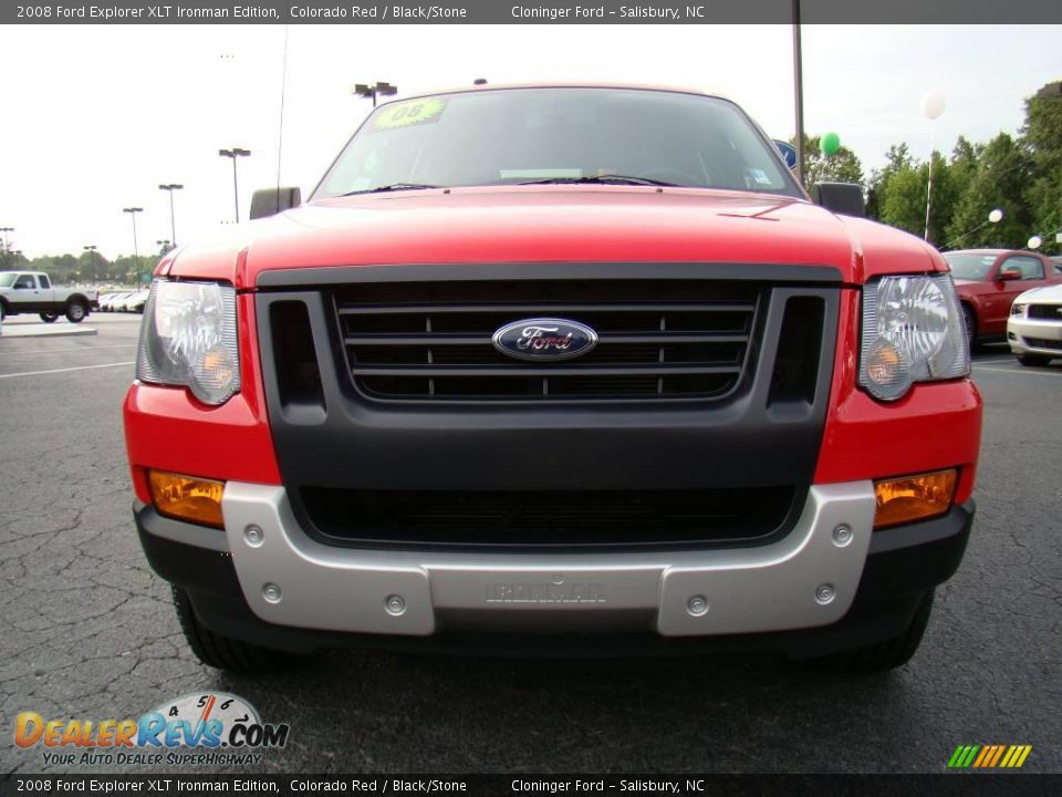 2008 Ford Explorer XLT Ironman Edition Colorado Red / Black/Stone Photo #7