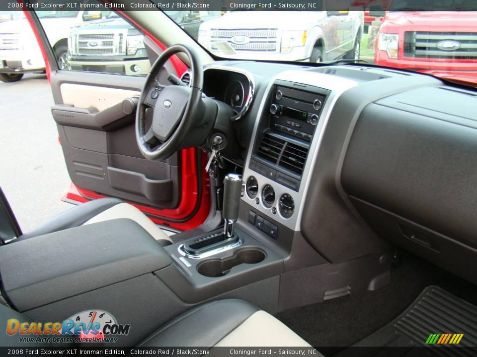 2008 Ford Explorer XLT Ironman Edition Colorado Red / Black/Stone Photo #13