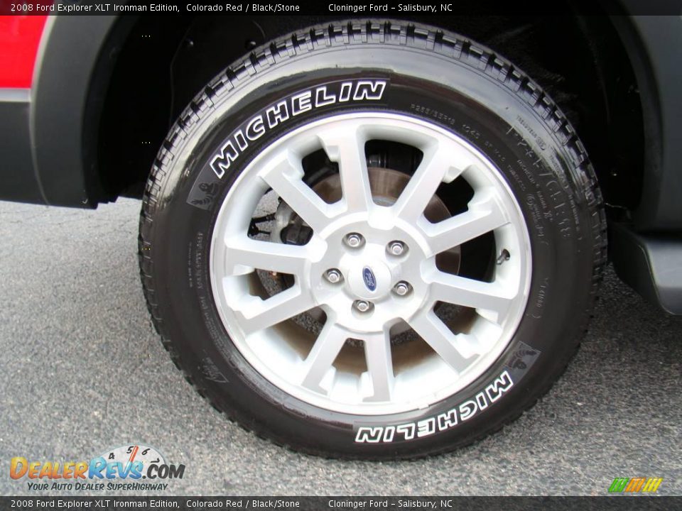 2008 Ford Explorer XLT Ironman Edition Colorado Red / Black/Stone Photo #14