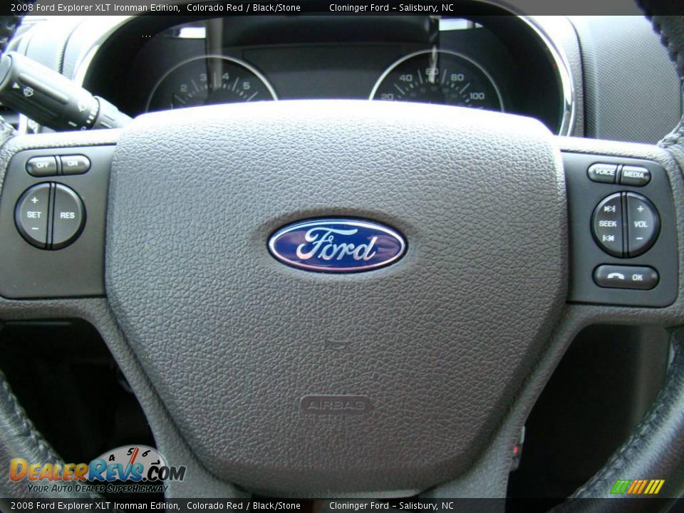2008 Ford Explorer XLT Ironman Edition Colorado Red / Black/Stone Photo #24