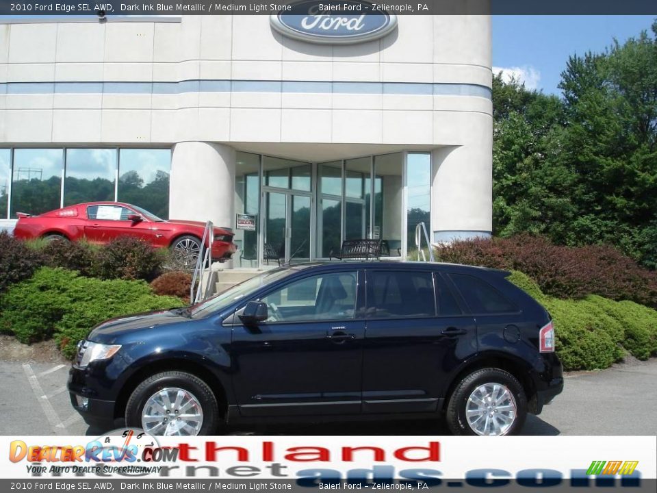 2010 Ford Edge SEL AWD Dark Ink Blue Metallic / Medium Light Stone Photo #1