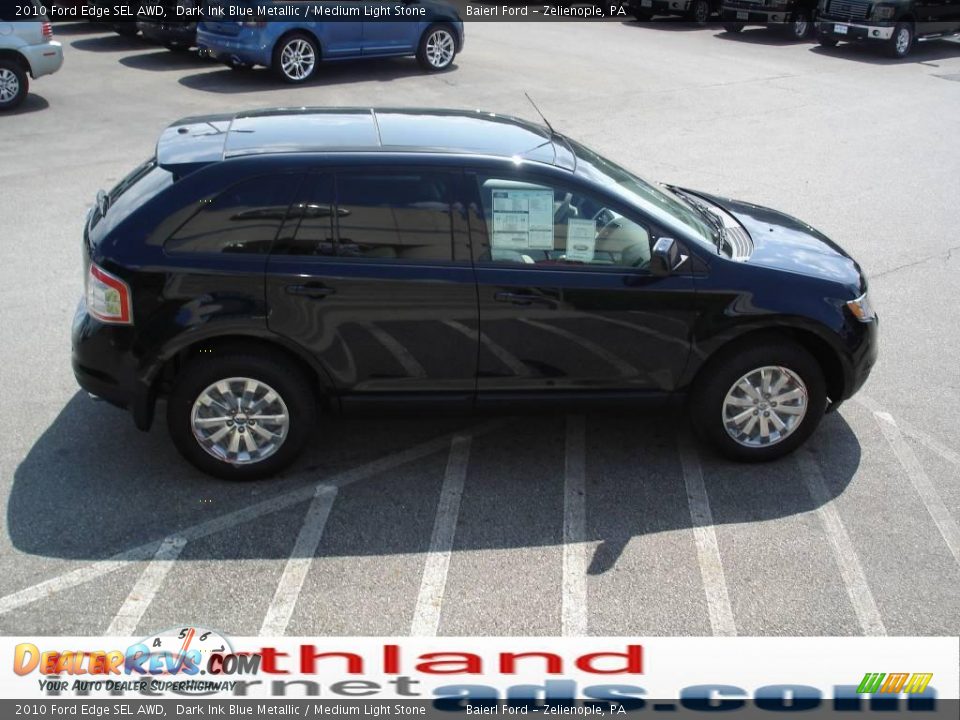 2010 Ford Edge SEL AWD Dark Ink Blue Metallic / Medium Light Stone Photo #5