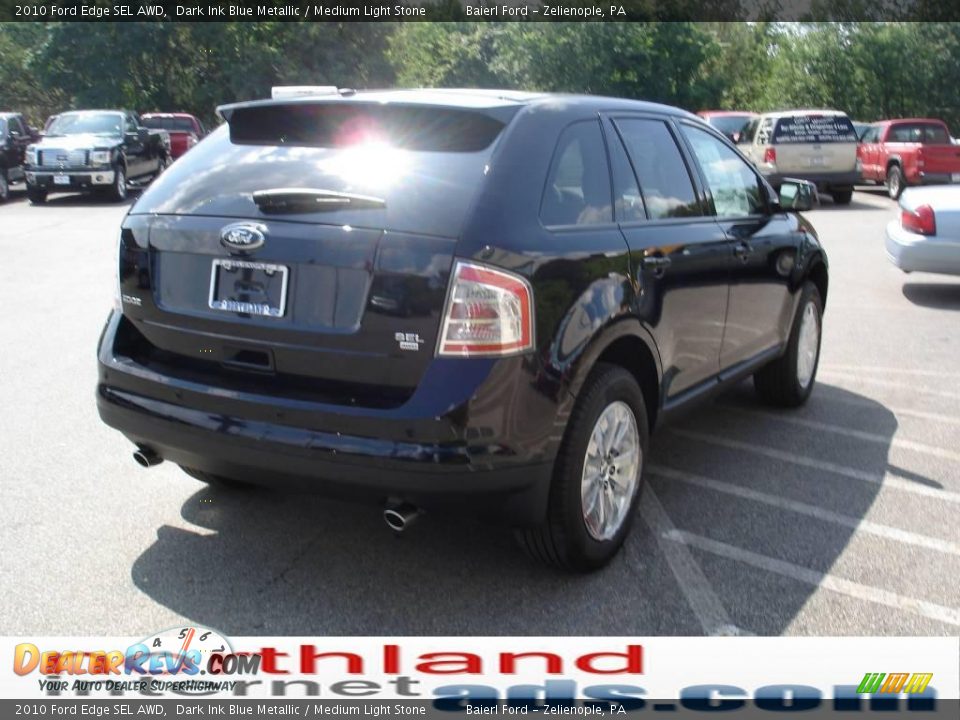 2010 Ford Edge SEL AWD Dark Ink Blue Metallic / Medium Light Stone Photo #6