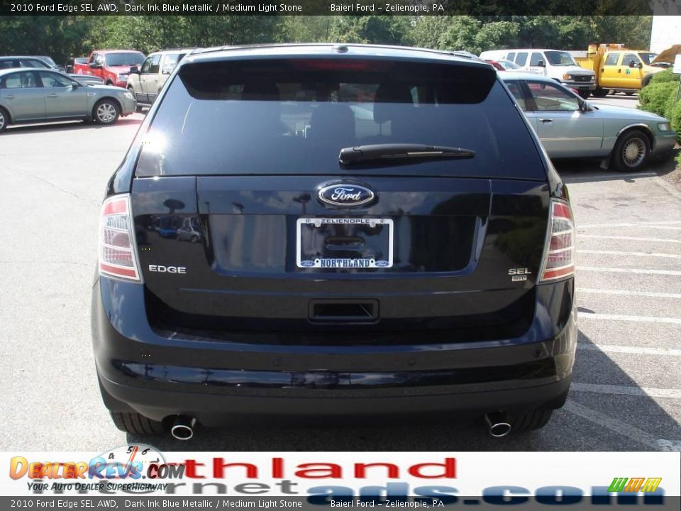 2010 Ford Edge SEL AWD Dark Ink Blue Metallic / Medium Light Stone Photo #7