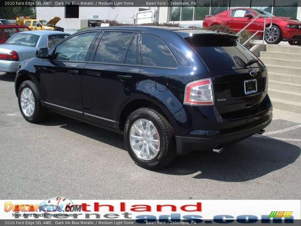 2010 Ford Edge SEL AWD Dark Ink Blue Metallic / Medium Light Stone Photo #8