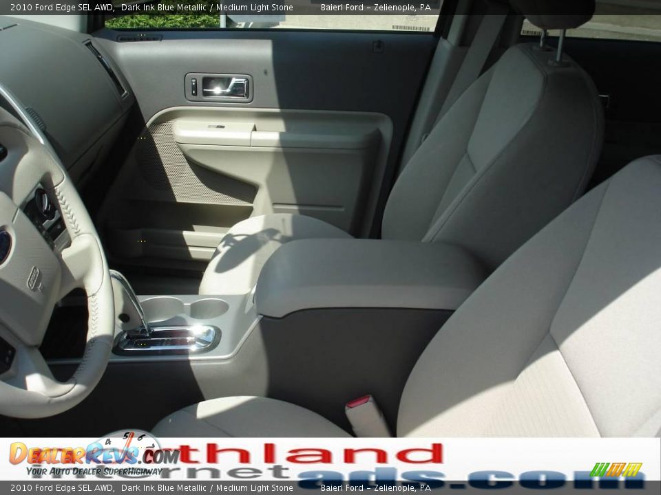 2010 Ford Edge SEL AWD Dark Ink Blue Metallic / Medium Light Stone Photo #11