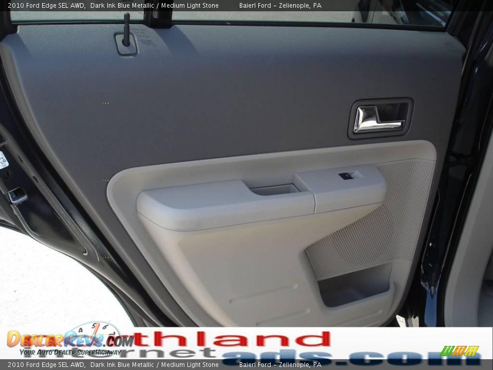 2010 Ford Edge SEL AWD Dark Ink Blue Metallic / Medium Light Stone Photo #13