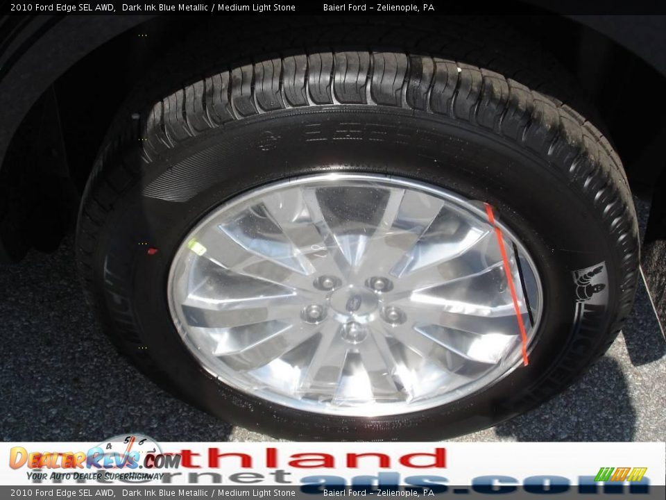 2010 Ford Edge SEL AWD Dark Ink Blue Metallic / Medium Light Stone Photo #15