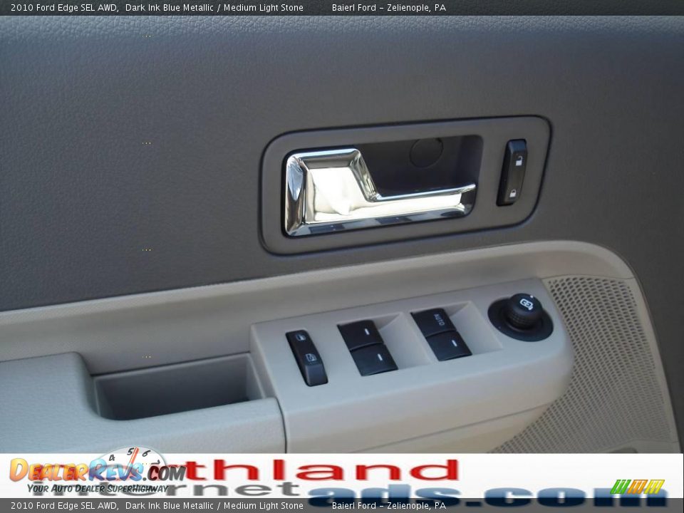 2010 Ford Edge SEL AWD Dark Ink Blue Metallic / Medium Light Stone Photo #16