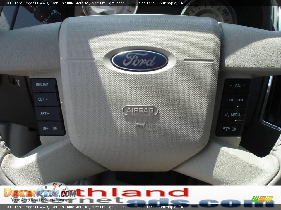 2010 Ford Edge SEL AWD Dark Ink Blue Metallic / Medium Light Stone Photo #19