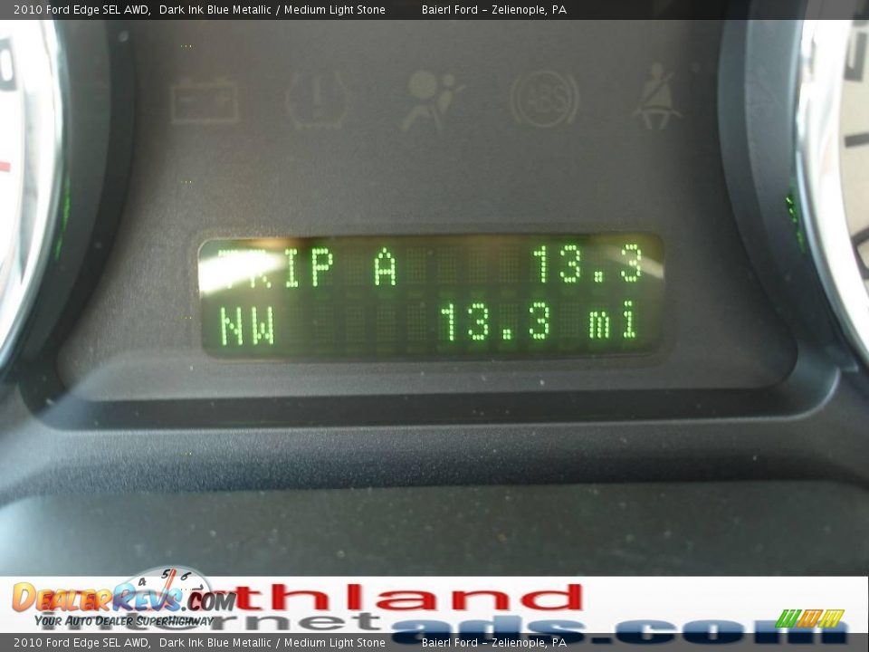 2010 Ford Edge SEL AWD Dark Ink Blue Metallic / Medium Light Stone Photo #20