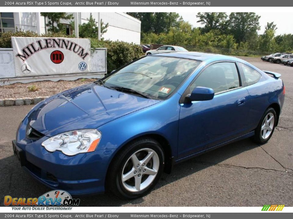 2004 Acura RSX Type S Sports Coupe Arctic Blue Pearl / Ebony Photo #1