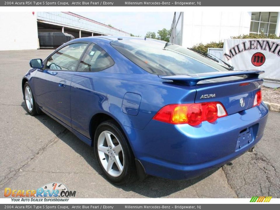 2004 Acura RSX Type S Sports Coupe Arctic Blue Pearl / Ebony Photo #7