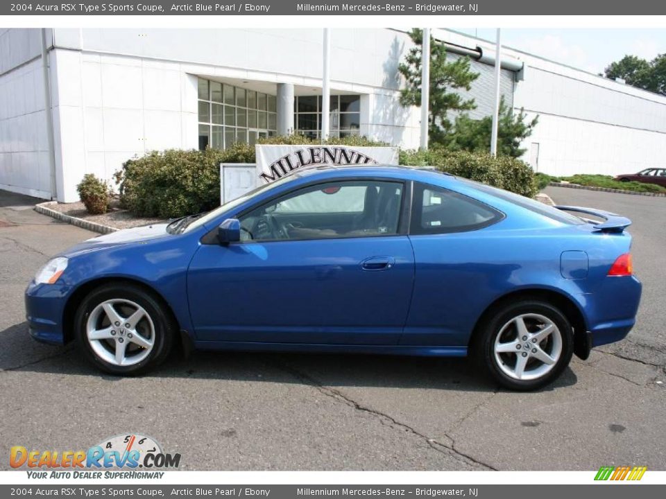 2004 Acura RSX Type S Sports Coupe Arctic Blue Pearl / Ebony Photo #8