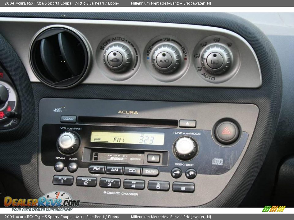2004 Acura RSX Type S Sports Coupe Arctic Blue Pearl / Ebony Photo #15
