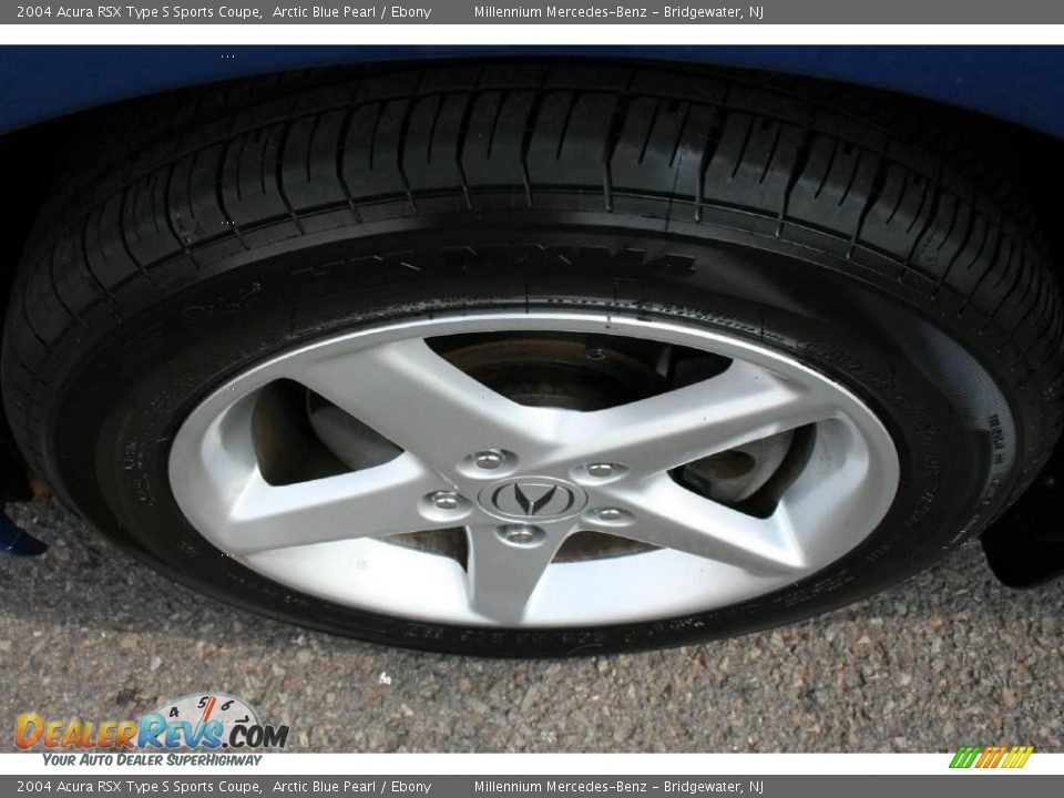 2004 Acura RSX Type S Sports Coupe Arctic Blue Pearl / Ebony Photo #23