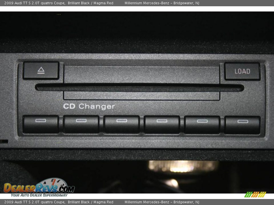 2009 Audi TT S 2.0T quattro Coupe Brilliant Black / Magma Red Photo #18