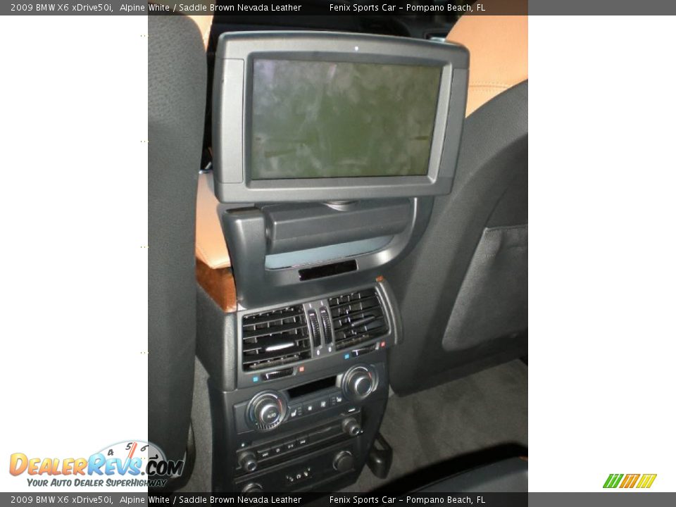 2009 BMW X6 xDrive50i Alpine White / Saddle Brown Nevada Leather Photo #7