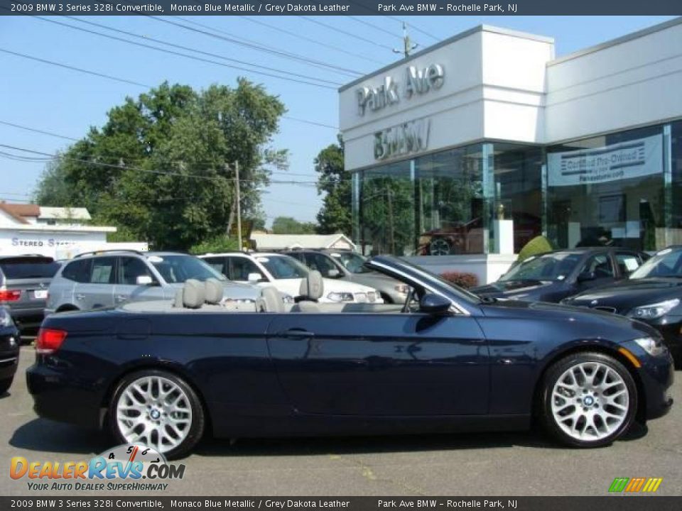 2009 BMW 3 Series 328i Convertible Monaco Blue Metallic / Grey Dakota Leather Photo #1