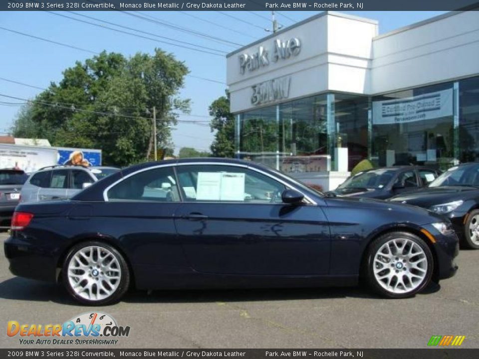 2009 BMW 3 Series 328i Convertible Monaco Blue Metallic / Grey Dakota Leather Photo #2