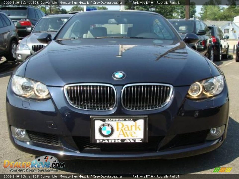 2009 BMW 3 Series 328i Convertible Monaco Blue Metallic / Grey Dakota Leather Photo #5