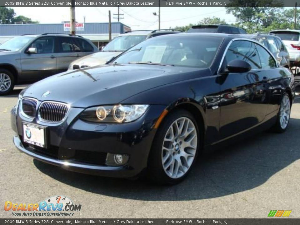 2009 BMW 3 Series 328i Convertible Monaco Blue Metallic / Grey Dakota Leather Photo #7