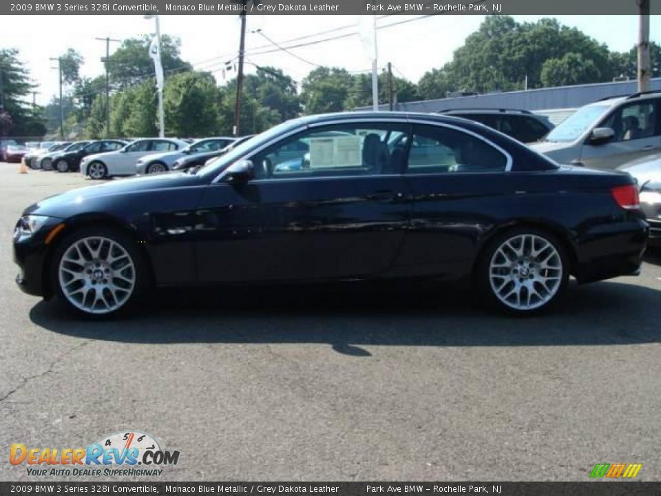 2009 BMW 3 Series 328i Convertible Monaco Blue Metallic / Grey Dakota Leather Photo #9