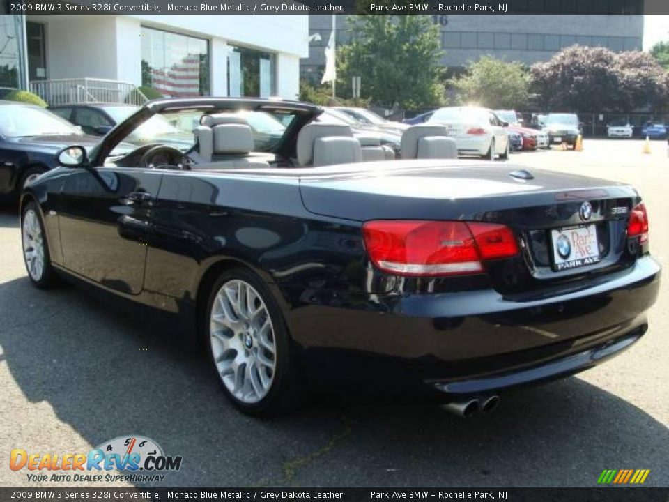 2009 BMW 3 Series 328i Convertible Monaco Blue Metallic / Grey Dakota Leather Photo #10