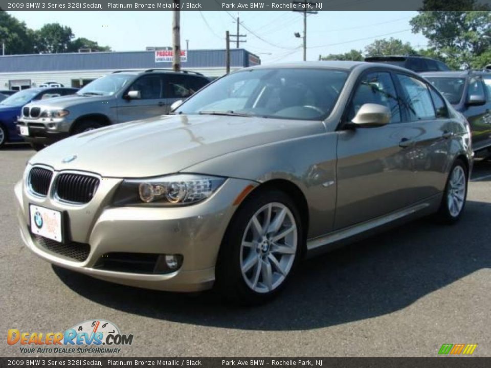 2009 BMW 3 Series 328i Sedan Platinum Bronze Metallic / Black Photo #4