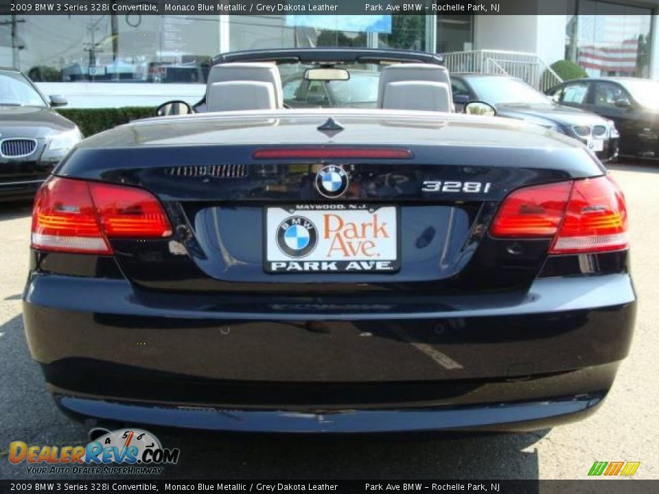 2009 BMW 3 Series 328i Convertible Monaco Blue Metallic / Grey Dakota Leather Photo #12