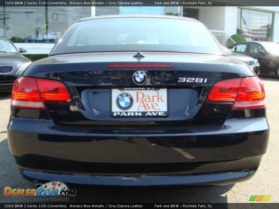 2009 BMW 3 Series 328i Convertible Monaco Blue Metallic / Grey Dakota Leather Photo #13
