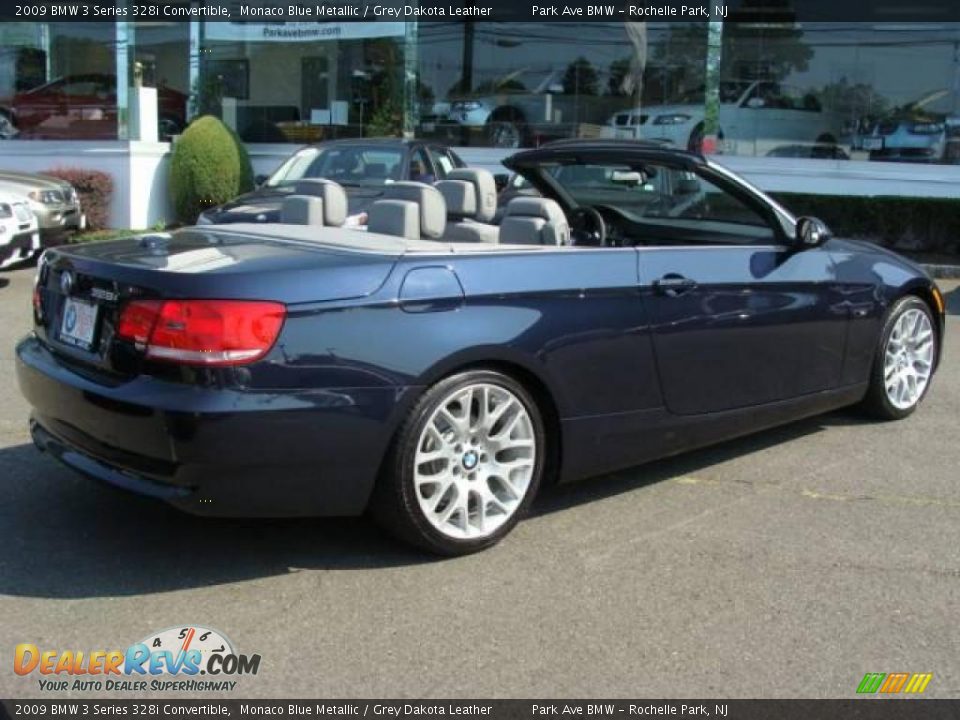 2009 BMW 3 Series 328i Convertible Monaco Blue Metallic / Grey Dakota Leather Photo #14