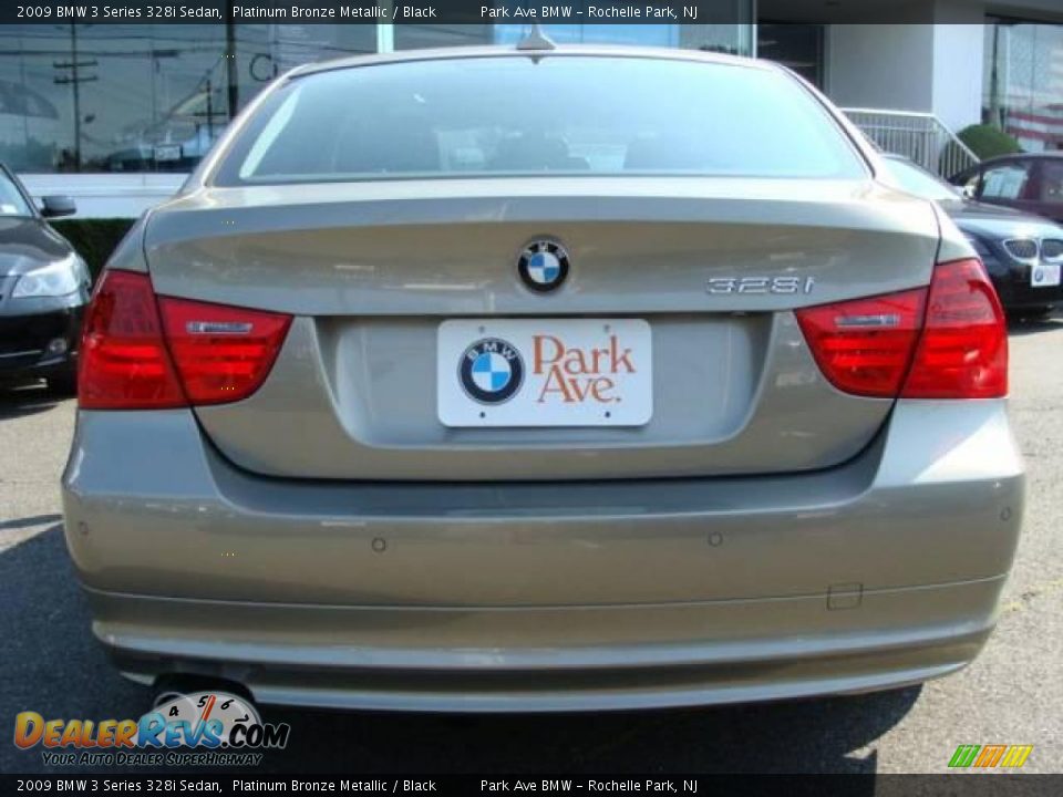 2009 BMW 3 Series 328i Sedan Platinum Bronze Metallic / Black Photo #7