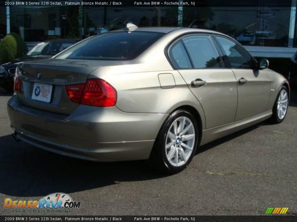 2009 BMW 3 Series 328i Sedan Platinum Bronze Metallic / Black Photo #8